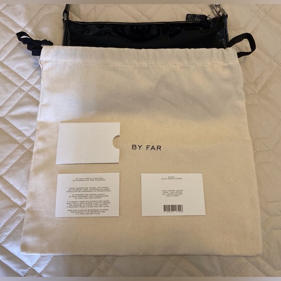 Rachel Black Patent Leather Handbag - Picture 14 of 14